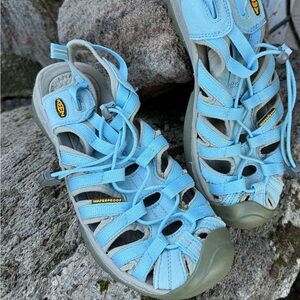 KEEN women’s adventure sport H2 Sky aqua blue outdoor/water sandals size 9